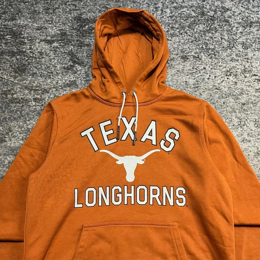 Nike Texas Longhorns Hoodie Sweatshirt Mens Medium Orange College‎ University